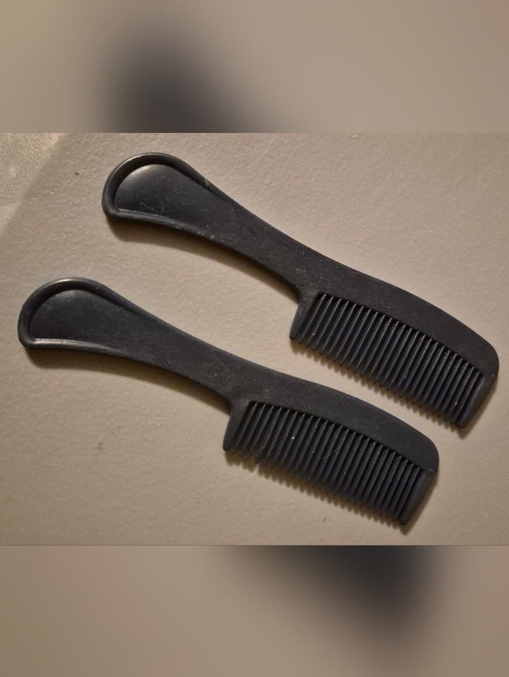 Black Double-Styling Combs for Men